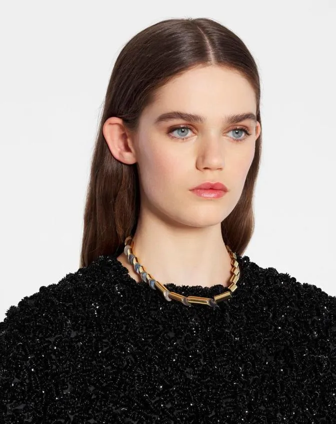 Women Jewelry Lanvin Sequence By Necklace Goldsilver