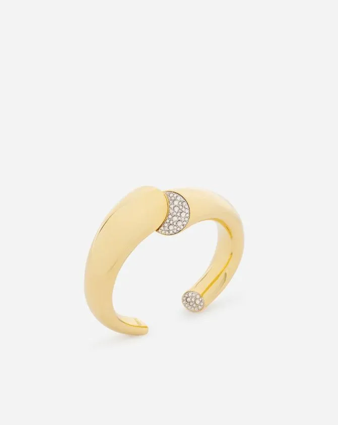 Women Jewelry Lanvin Sequence By Rhinestone Bracelet Goldcrystal