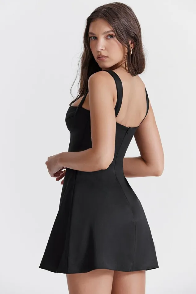 Women Kara Black Mini Dress House Of CB Dresses