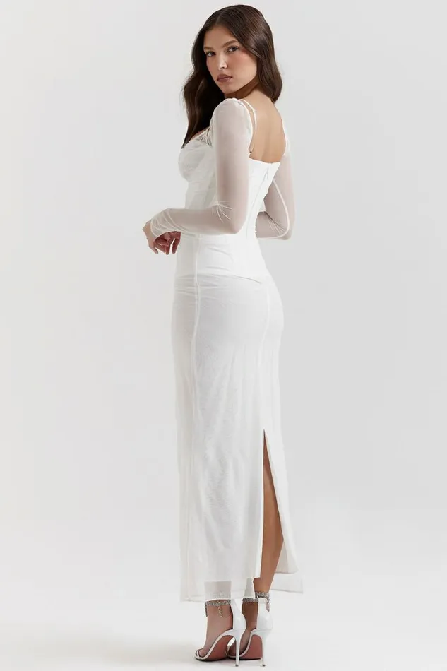 Women Katarina White Maxi Dress House Of CB Dresses
