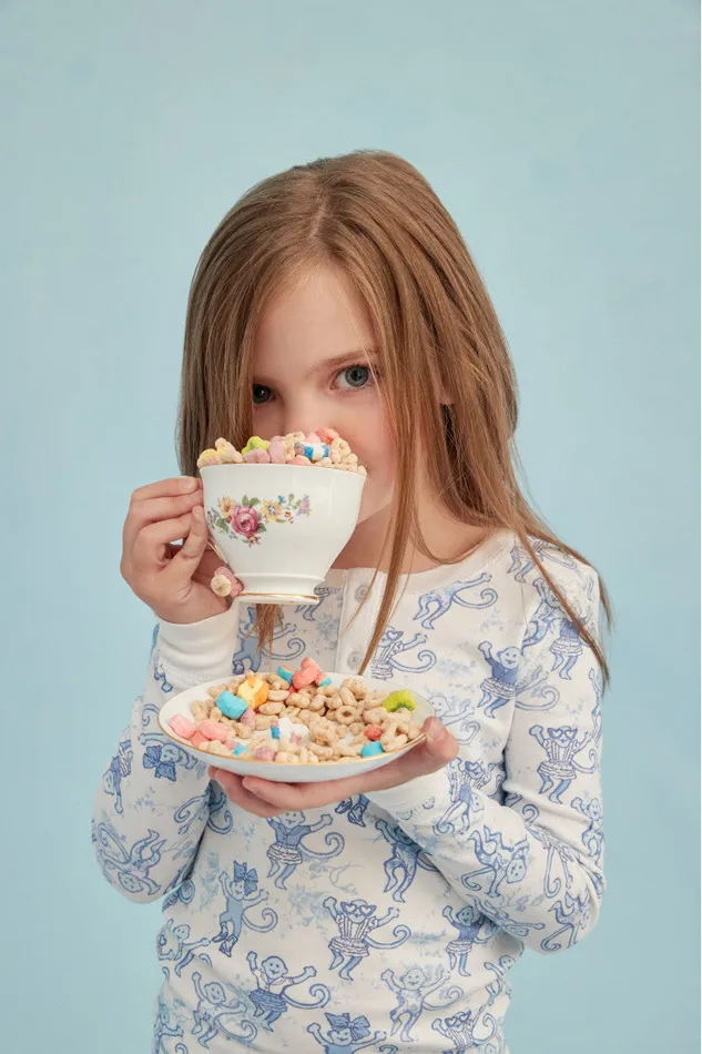 WomenKids Sleepwear LoveShackFancy Roller Rabbit Pastiche De Monkey Pajama Blue WomenKids Sleepwear LoveShackFancy Roller Rabbit Pastiche De Monkey Pajama Blue