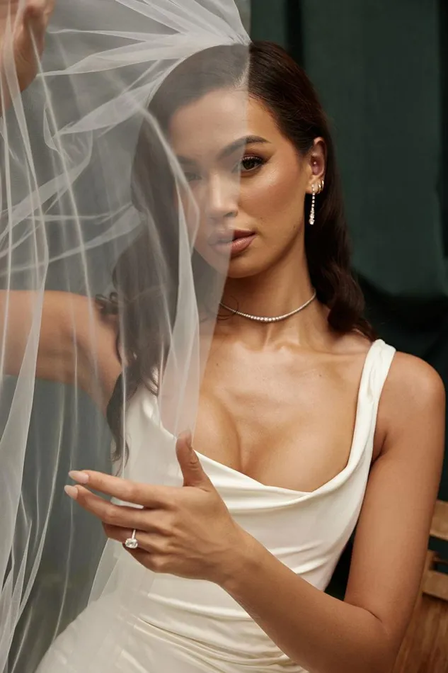 Women Leone White Ultra Long Soft Tulle Veil House Of CB Shop Bridal Women Leone White Ultra Long Soft Tulle Veil House Of CB Shop Bridal