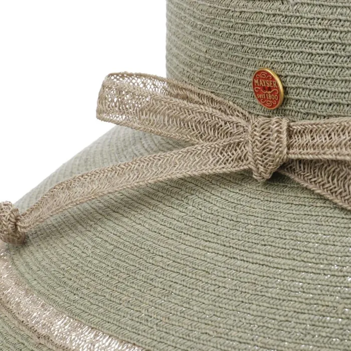 Women Lilien Raffiahut Blue Mayser Floppy Hats