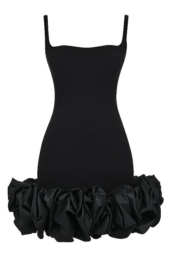 Women Lilou Black Ruffle Hem Dress House Of CB Dresses