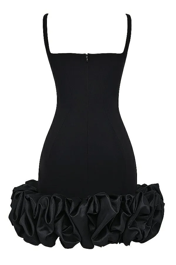 Women Lilou Black Ruffle Hem Dress House Of CB Dresses