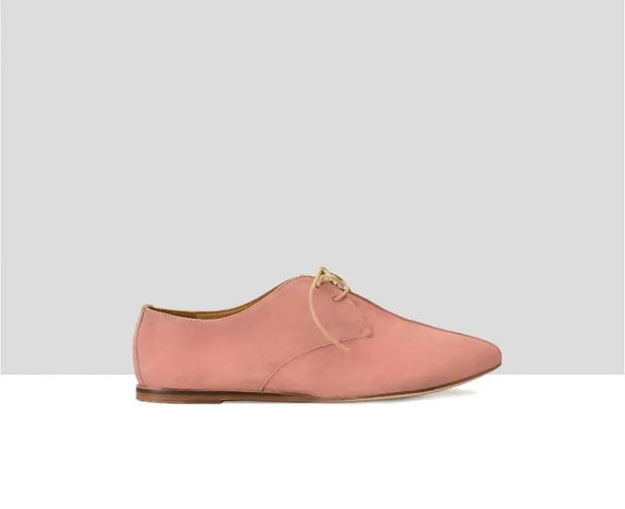 Women Low Heel Audley Shoes Low Heel Leather Shoe Verano Pink