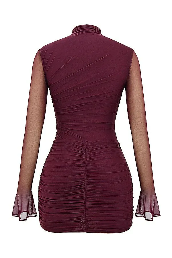 Women Lucasta Mulberry Gathered Mini Dress House Of CB Dresses Women Lucasta Mulberry Gathered Mini Dress House Of CB Dresses