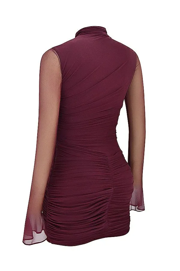 Women Lucasta Mulberry Gathered Mini Dress House Of CB Dresses Women Lucasta Mulberry Gathered Mini Dress House Of CB Dresses