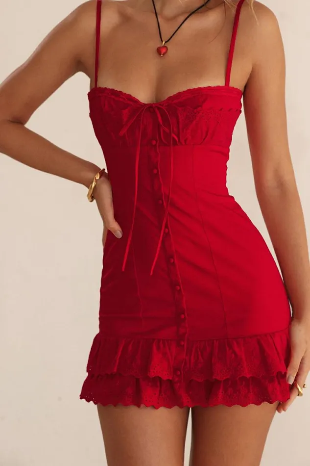 Women Luci Cherry Corset Dress House Of CB Dresses