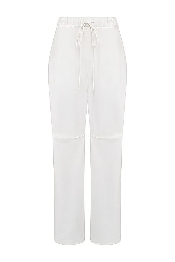 Women Luna White Cargo Trousers House Of CB Bottoms Women Luna White Cargo Trousers House Of CB Bottoms