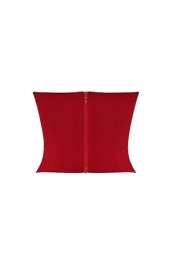 Women Lydia Red Rose Plunge Corset House Of CB Corsets