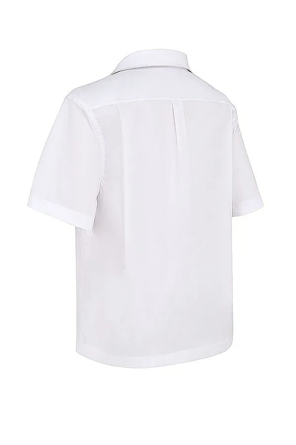 Women Maiko White Oversized Shirt House Of CB Tops