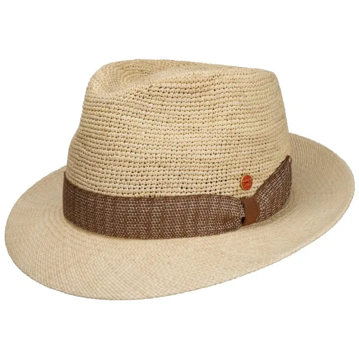 Women Manuel Crochet Trilby Panama Hat Camel Mayser Trilby Hats Women Manuel Crochet Trilby Panama Hat Camel Mayser Trilby Hats