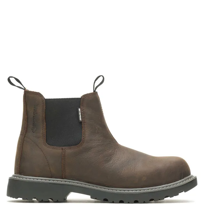 WomenMen Floorhand Work Romeo Dark Brown Wolverine Boots