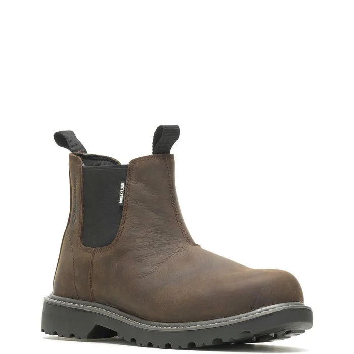 WomenMen Floorhand Work Romeo Dark Brown Wolverine Boots