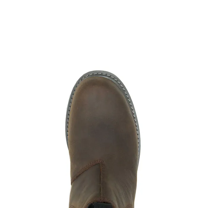 WomenMen Floorhand Work Romeo Dark Brown Wolverine Boots