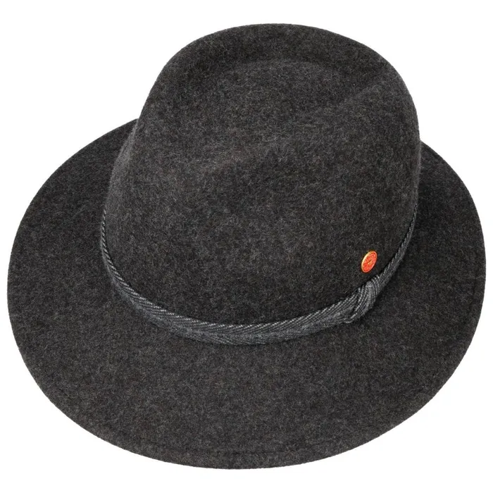 WomenMen Gedeon Plus Traveller Wool Hat Anthracitemottled Mayser Felt Hats WomenMen Gedeon Plus Traveller Wool Hat Anthracitemottled Mayser Felt Hats
