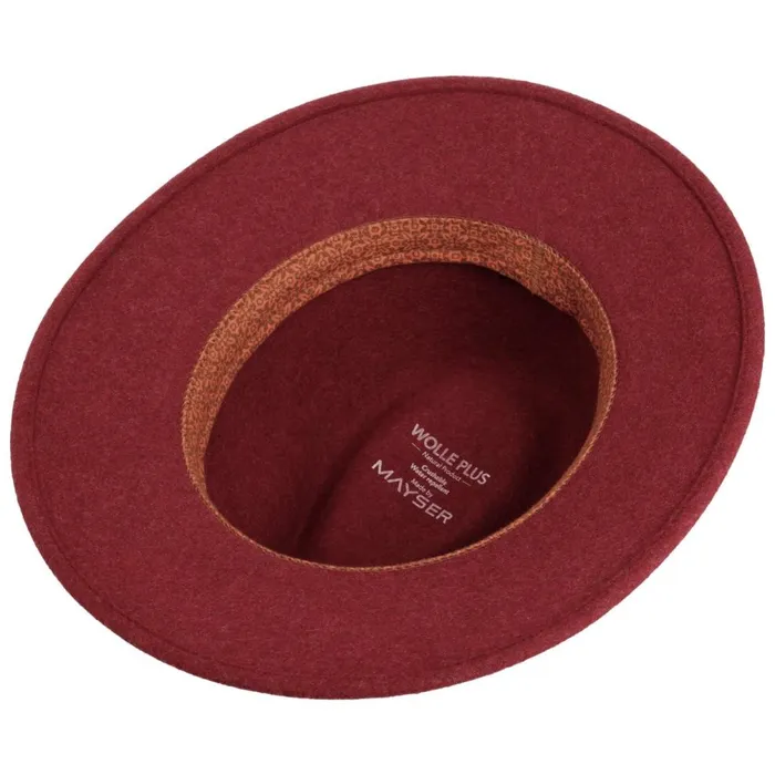 WomenMen Gedeon Plus Traveller Wool Hat Anthracitemottled Mayser Felt Hats WomenMen Gedeon Plus Traveller Wool Hat Anthracitemottled Mayser Felt Hats