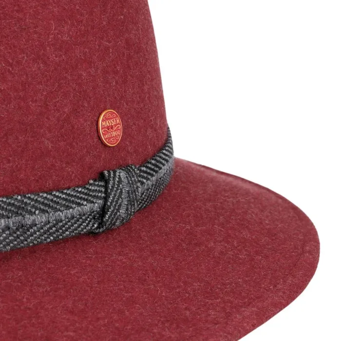 WomenMen Gedeon Plus Traveller Wool Hat Anthracitemottled Mayser Felt Hats WomenMen Gedeon Plus Traveller Wool Hat Anthracitemottled Mayser Felt Hats