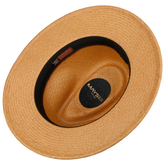 WomenMen Gero Panama Hat Camel Mayser Straw Hats WomenMen Gero Panama Hat Camel Mayser Straw Hats