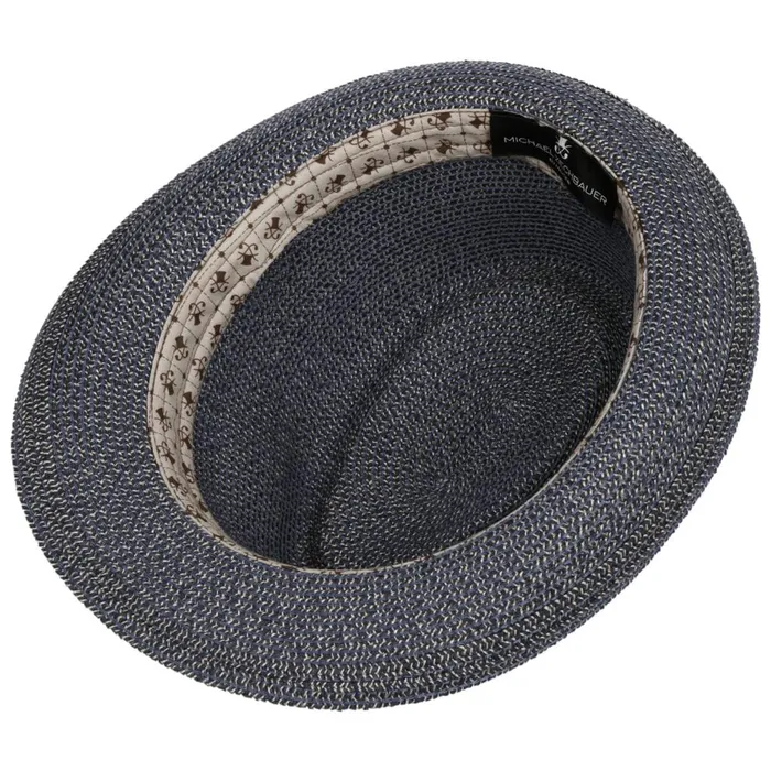 WomenMen HempLinen Trilby Hat Zechbauer Blue Mayser Straw Hats WomenMen HempLinen Trilby Hat Zechbauer Blue Mayser Straw Hats