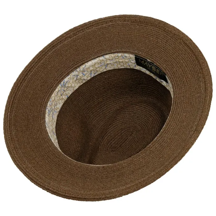WomenMen Mathis Raffia Hat With UV Protection Brown Mayser Straw Hats WomenMen Mathis Raffia Hat With UV Protection Brown Mayser Straw Hats