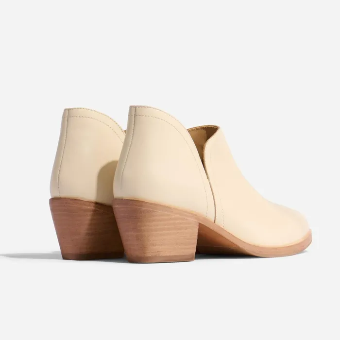 Women Mia Everyday Ankle Bootie Bone Nisolo Heels