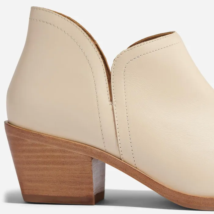 Women Mia Everyday Ankle Bootie Bone Nisolo Heels