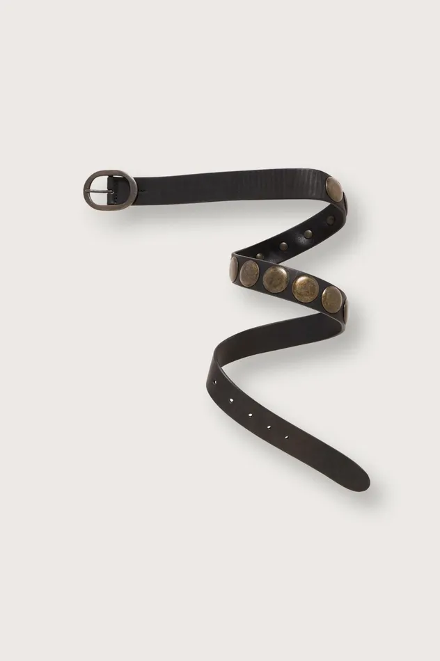 Women MIKW 8211 Leather Belt 8211 Nero Massimo Alba Belts