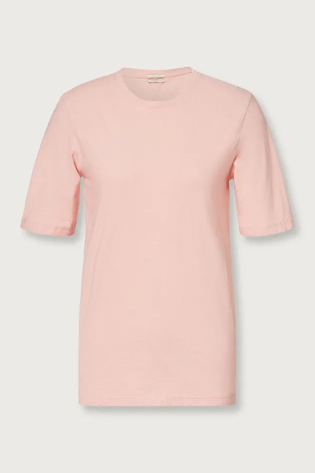 Women NIZZA 8211 Cotton Jersey Tshirt 8211 Soft Pink Massimo Alba Tops