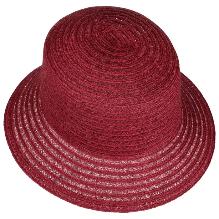 Women Noela Uni Hemp Hat Burgundy Mayser Straw Hats Women Noela Uni Hemp Hat Burgundy Mayser Straw Hats