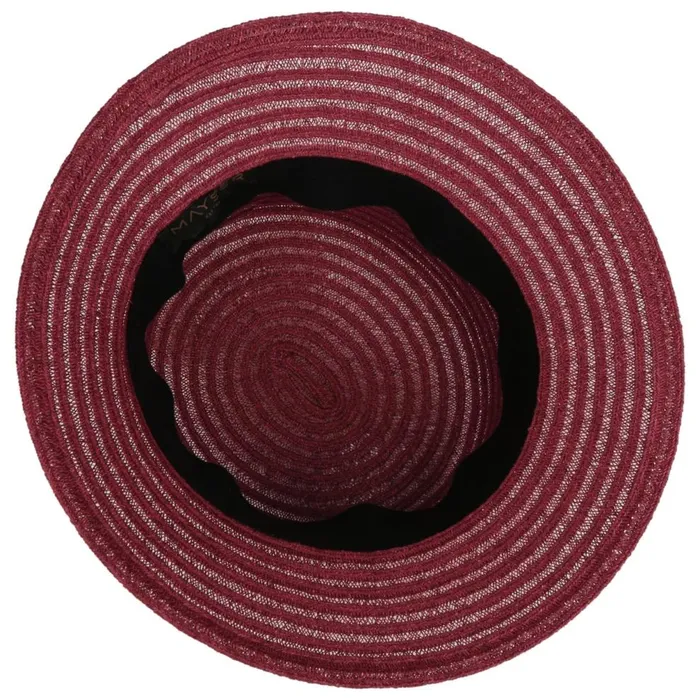 Women Noela Uni Hemp Hat Burgundy Mayser Straw Hats Women Noela Uni Hemp Hat Burgundy Mayser Straw Hats