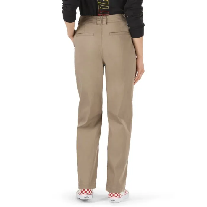 Women Pants and Leggings Vans Authentic Chino Pant Military Khaki Women Pants and Leggings Vans Authentic Chino Pant Military Khaki