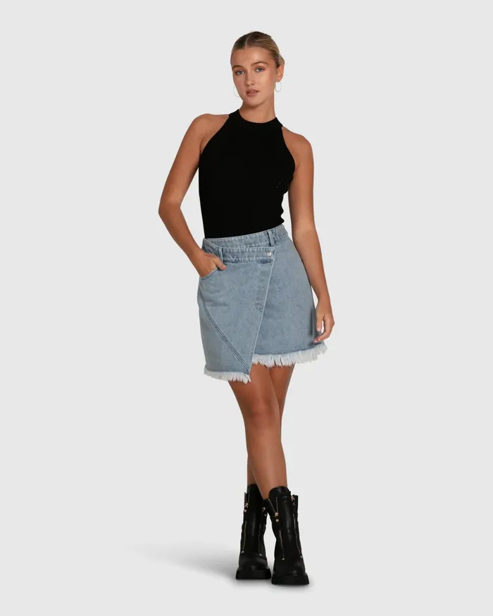 Women Pants and Skirts Belle and Bloom Dance With Me Denim Mini Skirt