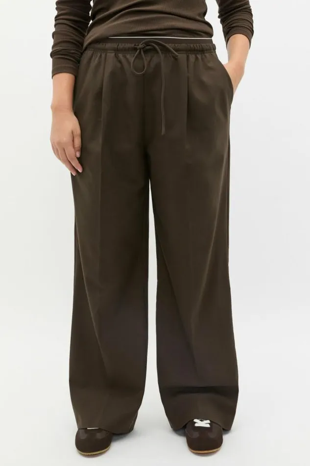 Women Pants Seed Heritage Double Waist Pant Dark Espresso