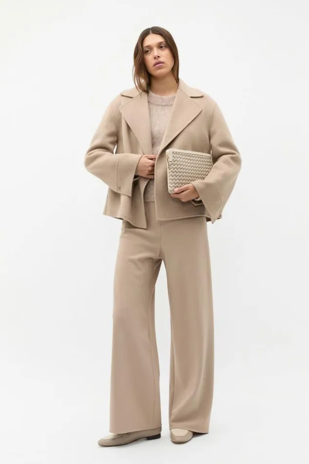 Women Pants Seed Heritage Easy Wide Leg Pant Cookie