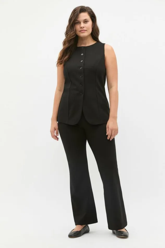 Women Pants Seed Heritage Ponte Kick Flare Pant Black