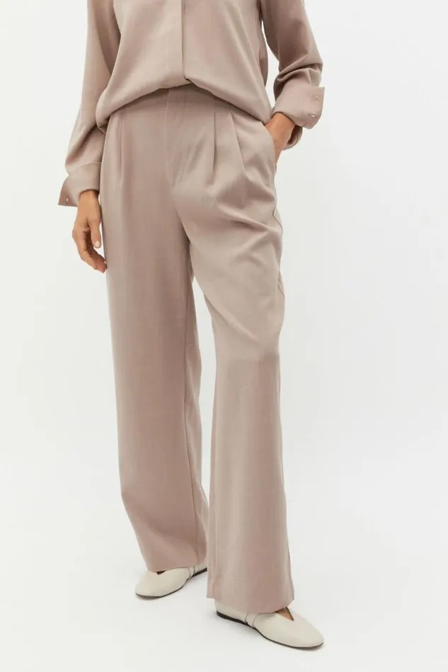 Women Pants Seed Heritage Tailored High Rise Pant Cookie