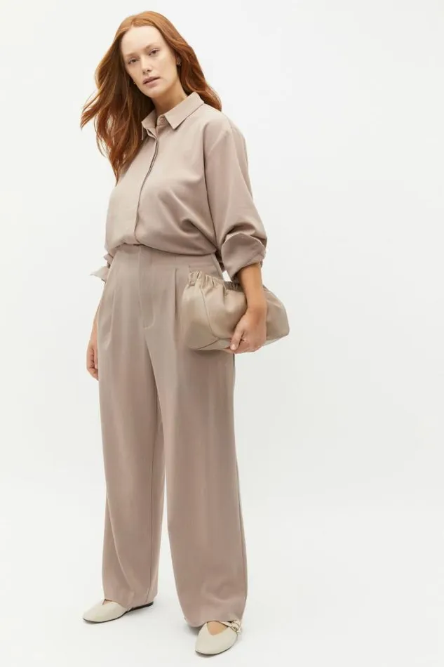 Women Pants Seed Heritage Tailored High Rise Pant Cookie