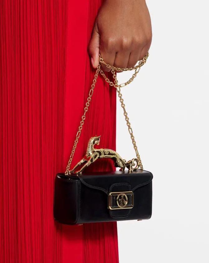 Women Pencil Lanvin Leather Micro Pencil Cat Bag Black Women Pencil Lanvin Leather Micro Pencil Cat Bag Black