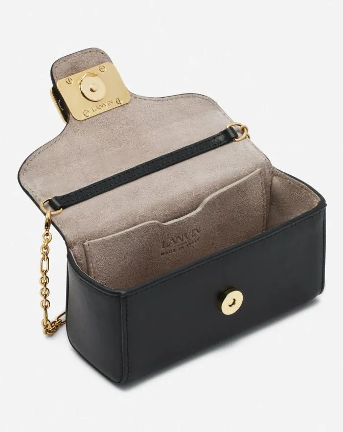 Women Pencil Lanvin Leather Micro Pencil Cat Bag Black Women Pencil Lanvin Leather Micro Pencil Cat Bag Black