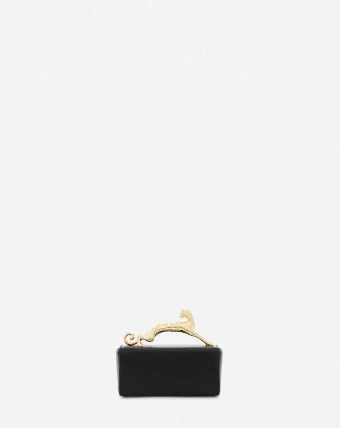 Women Pencil Lanvin Leather Micro Pencil Cat Bag Black Women Pencil Lanvin Leather Micro Pencil Cat Bag Black
