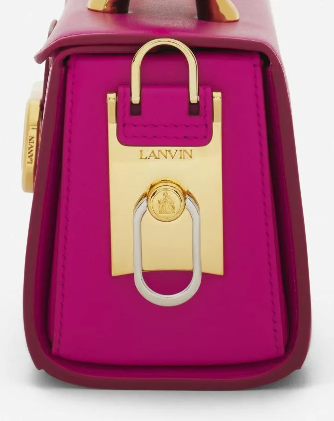 Women Pencil Lanvin Medium Leather Pencil Cat Bag Fuchsia