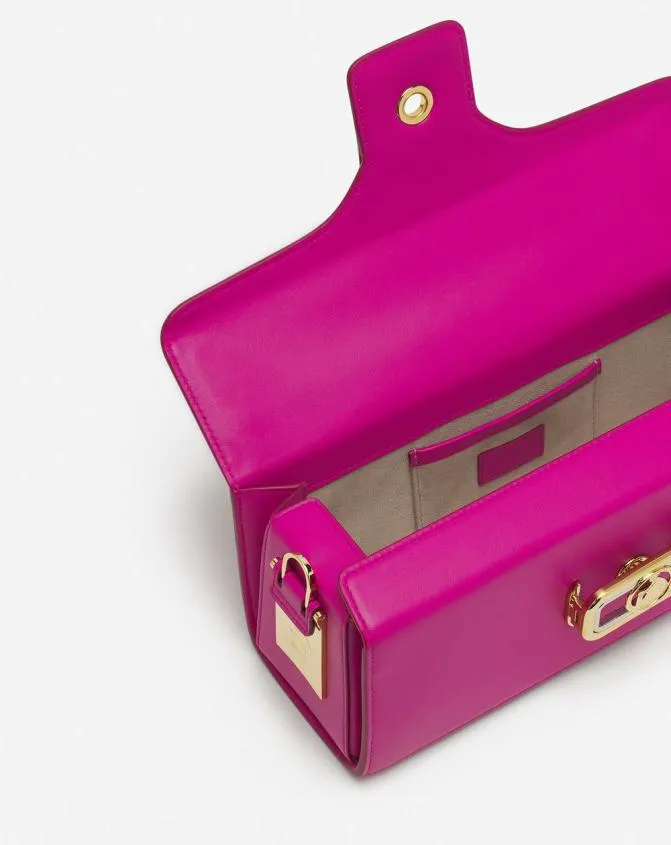 Women Pencil Lanvin Medium Leather Pencil Cat Bag Fuchsia