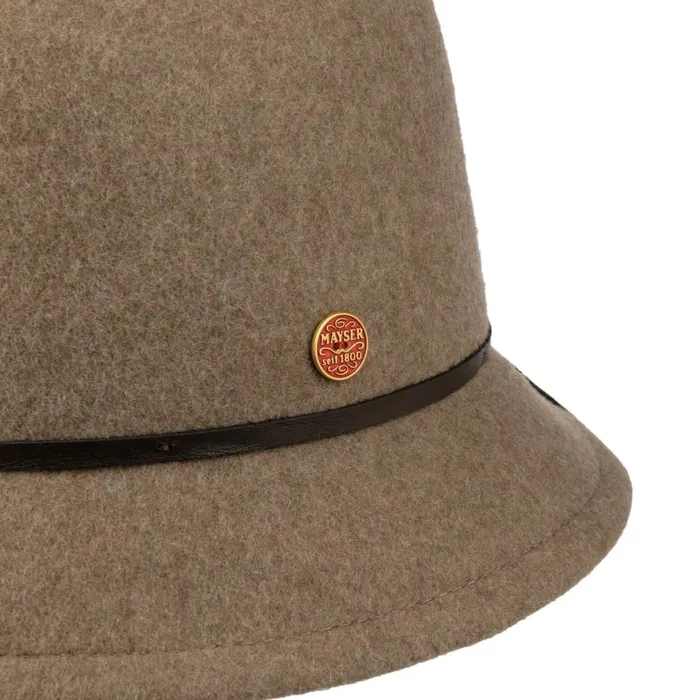 Women Perry Plus Wool Hat Anthracite Mayser Felt Hats Women Perry Plus Wool Hat Anthracite Mayser Felt Hats