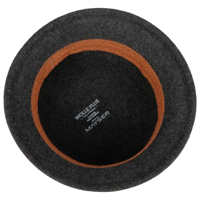 Women Perry Plus Wool Hat Anthracite Mayser Felt Hats Women Perry Plus Wool Hat Anthracite Mayser Felt Hats