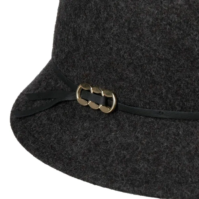 Women Perry Plus Wool Hat Anthracite Mayser Felt Hats Women Perry Plus Wool Hat Anthracite Mayser Felt Hats