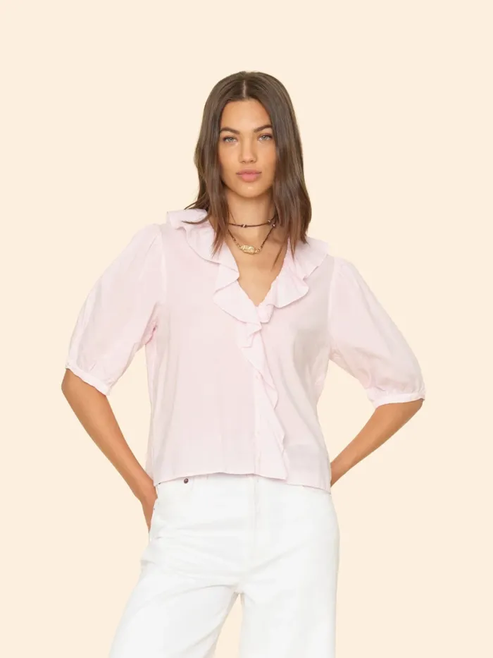 Women Pink Dew Caspia Top Tops XRENA