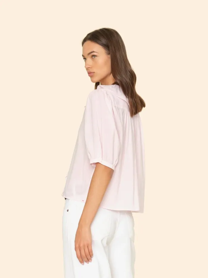 Women Pink Dew Caspia Top Tops XRENA Women Pink Dew Caspia Top Tops XRENA