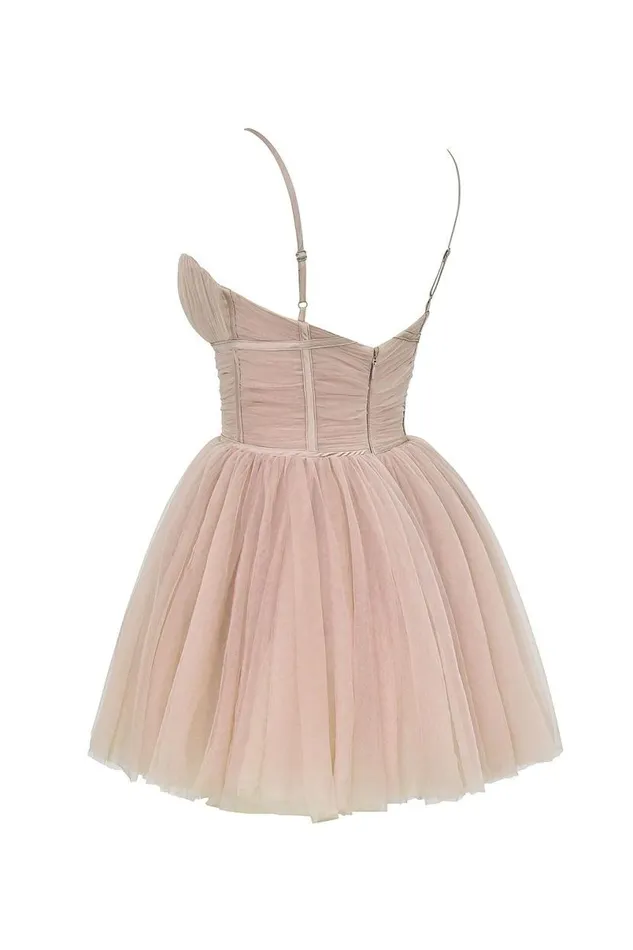 Women Princess French Rose Tulle Mini Dress House Of CB Dresses Women Princess French Rose Tulle Mini Dress House Of CB Dresses